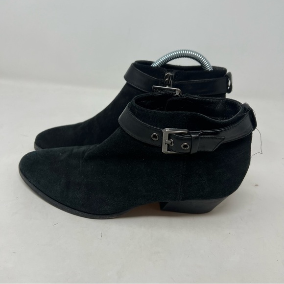 Aquatalia suede black ankle boots size 6.5 - Picture 4 of 7